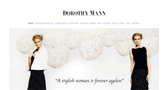 Desktop Screenshot of dorothymann.com