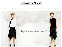 Tablet Screenshot of dorothymann.com